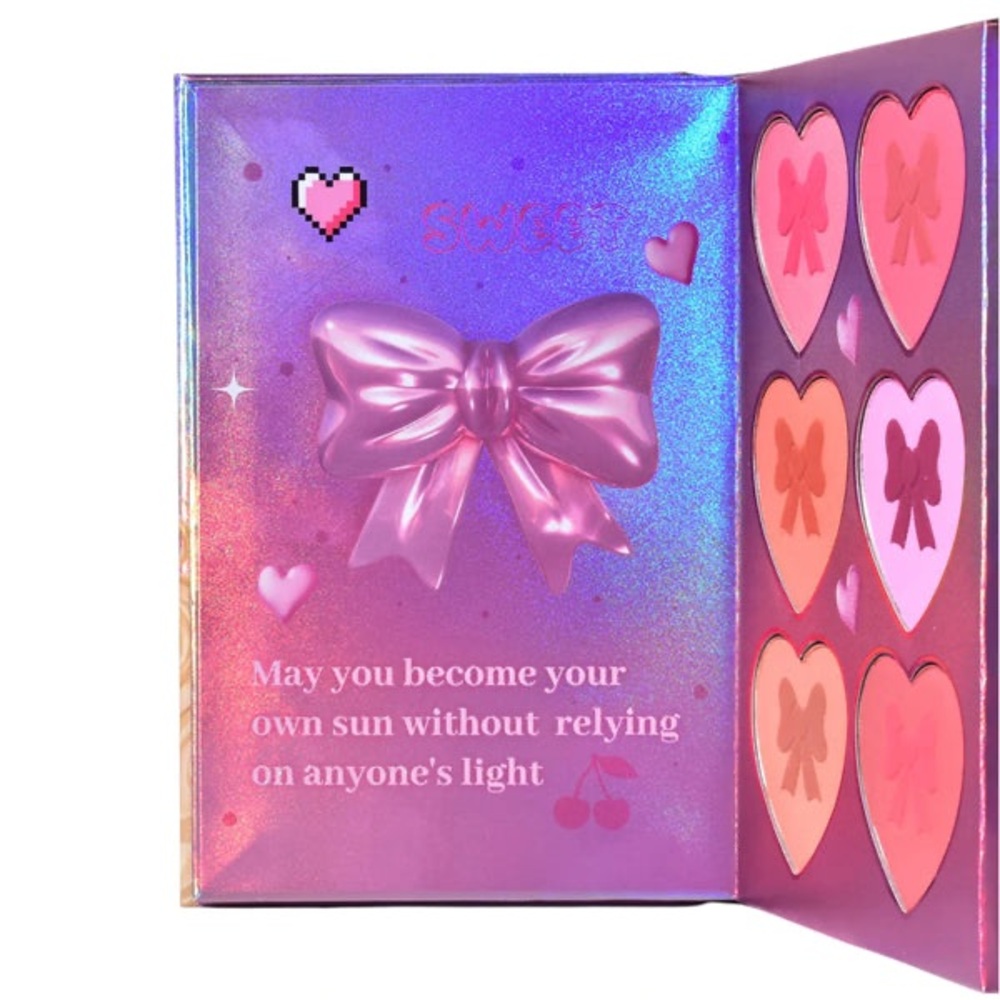 NEW Kevin & Coco 67 Color Face Palette | Hearts Eyeshadow Blush Highlighter - Picture 8 of 9